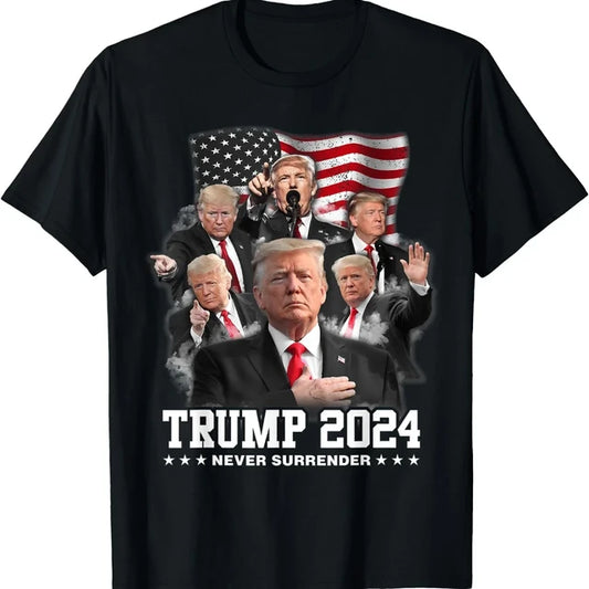 Trump 2024 Never Surrender T-Shirt